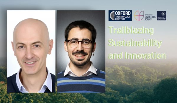 Portraits of Professor Budimir Rosic and Dr Dylan Rubini